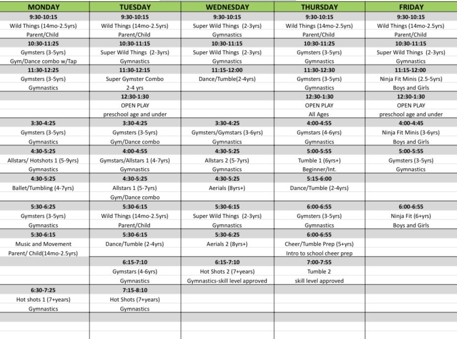 jan 2026 modern play schedule update